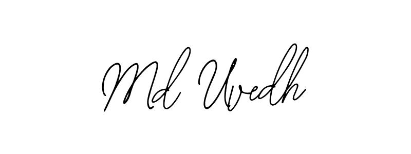 This is the best signature style for the Md Uvedh name. Also you like these signature font (Bearetta-2O07w). Mix name signature. Md Uvedh signature style 12 images and pictures png