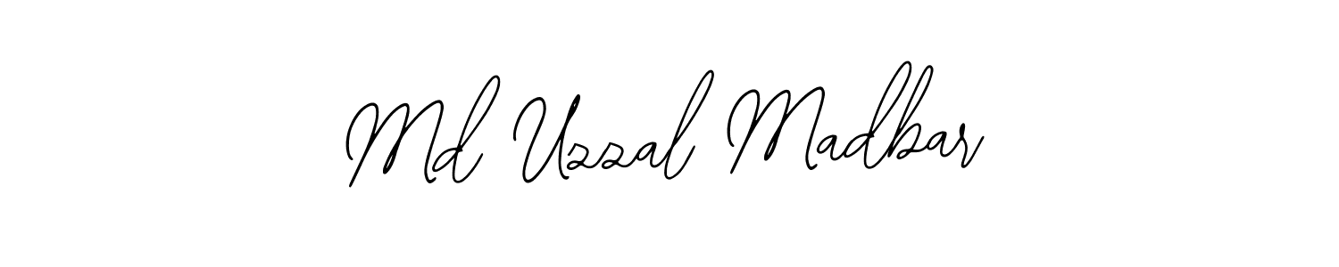 The best way (Bearetta-2O07w) to make a short signature is to pick only two or three words in your name. The name Md Uzzal Madbar include a total of six letters. For converting this name. Md Uzzal Madbar signature style 12 images and pictures png