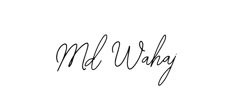 Md Wahaj stylish signature style. Best Handwritten Sign (Bearetta-2O07w) for my name. Handwritten Signature Collection Ideas for my name Md Wahaj. Md Wahaj signature style 12 images and pictures png