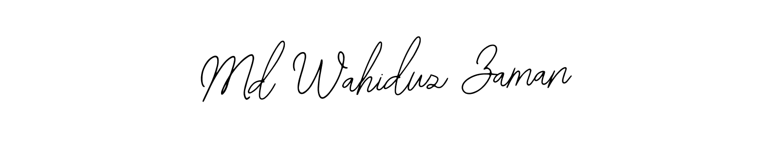 Use a signature maker to create a handwritten signature online. With this signature software, you can design (Bearetta-2O07w) your own signature for name Md Wahiduz Zaman. Md Wahiduz Zaman signature style 12 images and pictures png