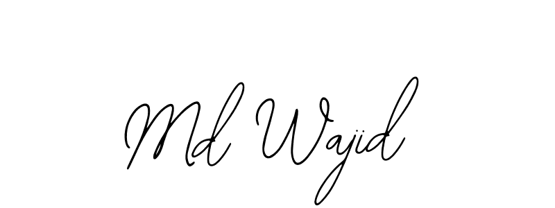 How to Draw Md Wajid signature style? Bearetta-2O07w is a latest design signature styles for name Md Wajid. Md Wajid signature style 12 images and pictures png