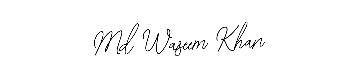 Similarly Bearetta-2O07w is the best handwritten signature design. Signature creator online .You can use it as an online autograph creator for name Md Waseem Khan. Md Waseem Khan signature style 12 images and pictures png