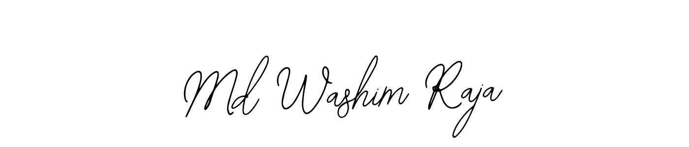 Md Washim Raja stylish signature style. Best Handwritten Sign (Bearetta-2O07w) for my name. Handwritten Signature Collection Ideas for my name Md Washim Raja. Md Washim Raja signature style 12 images and pictures png