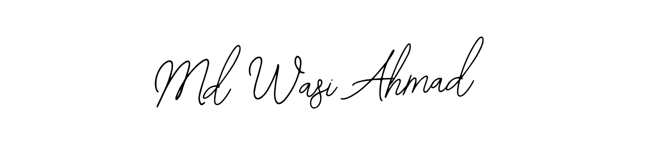 Create a beautiful signature design for name Md Wasi Ahmad. With this signature (Bearetta-2O07w) fonts, you can make a handwritten signature for free. Md Wasi Ahmad signature style 12 images and pictures png