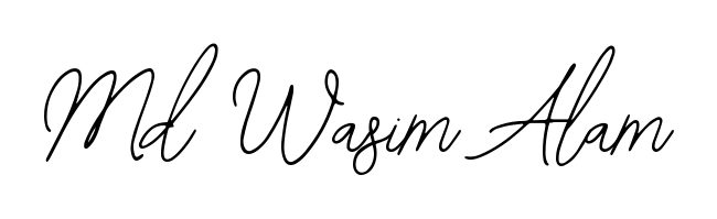 Enhance your business communications with Md Wasim Alam signature in Bearetta-2O07w lettering. Clean, modern, and universally compatible. Md Wasim Alam signature style 12 images and pictures png