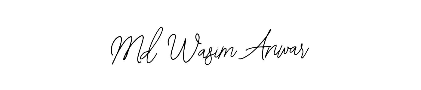How to make Md Wasim Anwar signature? Bearetta-2O07w is a professional autograph style. Create handwritten signature for Md Wasim Anwar name. Md Wasim Anwar signature style 12 images and pictures png