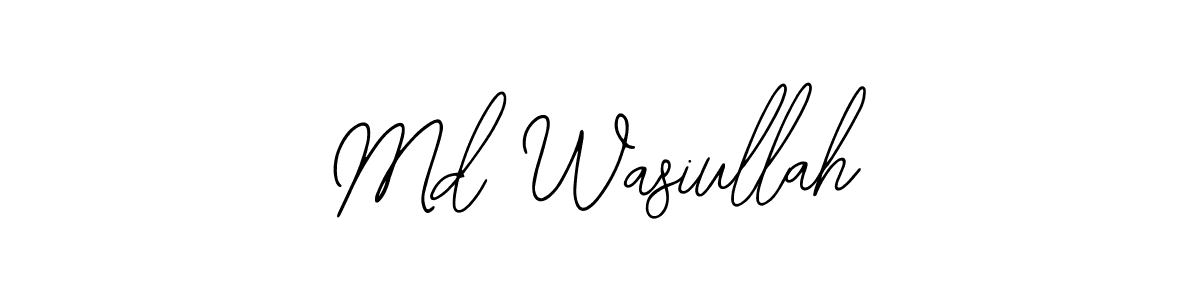This is the best signature style for the Md Wasiullah name. Also you like these signature font (Bearetta-2O07w). Mix name signature. Md Wasiullah signature style 12 images and pictures png