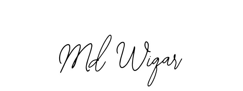 if you are searching for the best signature style for your name Md Wiqar. so please give up your signature search. here we have designed multiple signature styles  using Bearetta-2O07w. Md Wiqar signature style 12 images and pictures png