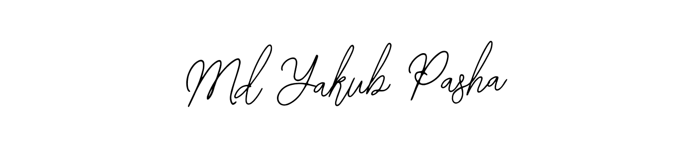 Also we have Md Yakub Pasha name is the best signature style. Create professional handwritten signature collection using Bearetta-2O07w autograph style. Md Yakub Pasha signature style 12 images and pictures png