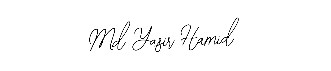Create a beautiful signature design for name Md Yasir Hamid. With this signature (Bearetta-2O07w) fonts, you can make a handwritten signature for free. Md Yasir Hamid signature style 12 images and pictures png