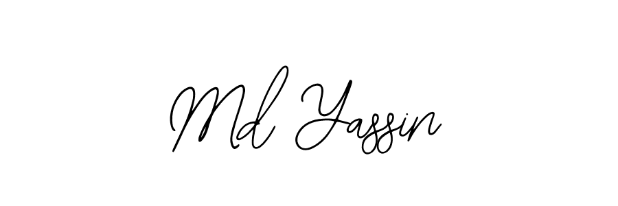 Use a signature maker to create a handwritten signature online. With this signature software, you can design (Bearetta-2O07w) your own signature for name Md Yassin. Md Yassin signature style 12 images and pictures png