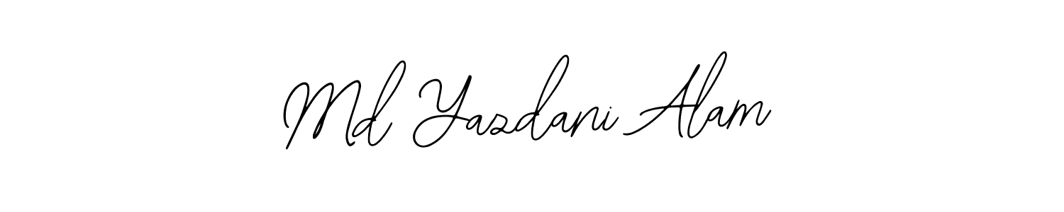 Create a beautiful signature design for name Md Yazdani Alam. With this signature (Bearetta-2O07w) fonts, you can make a handwritten signature for free. Md Yazdani Alam signature style 12 images and pictures png