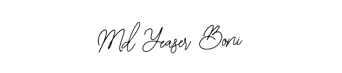 Also we have Md Yeaser Boni name is the best signature style. Create professional handwritten signature collection using Bearetta-2O07w autograph style. Md Yeaser Boni signature style 12 images and pictures png