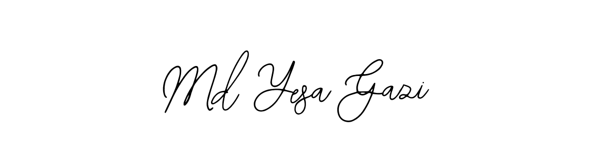 if you are searching for the best signature style for your name Md Yesa Gazi. so please give up your signature search. here we have designed multiple signature styles  using Bearetta-2O07w. Md Yesa Gazi signature style 12 images and pictures png