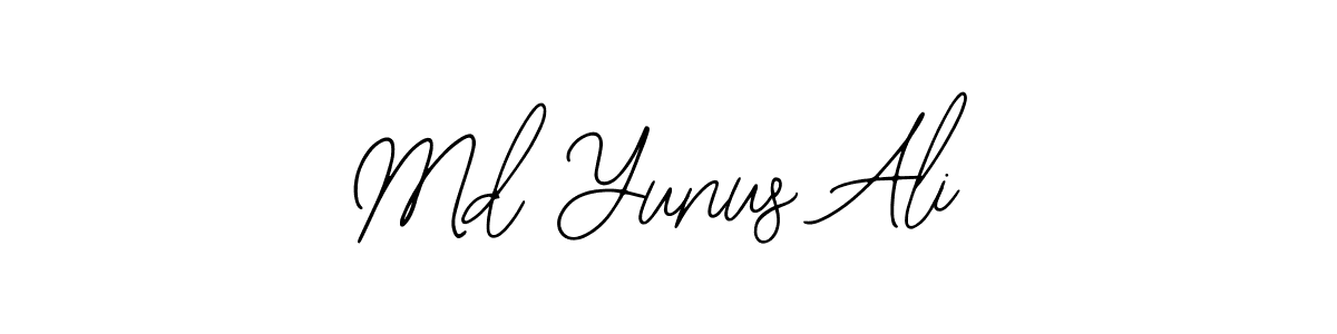 How to make Md Yunus Ali name signature. Use Bearetta-2O07w style for creating short signs online. This is the latest handwritten sign. Md Yunus Ali signature style 12 images and pictures png