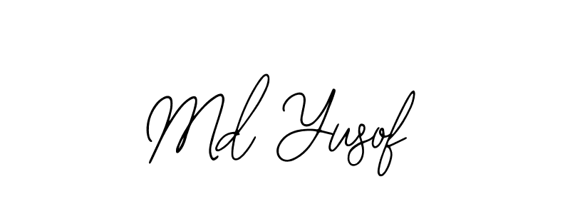 How to Draw Md Yusof signature style? Bearetta-2O07w is a latest design signature styles for name Md Yusof. Md Yusof signature style 12 images and pictures png