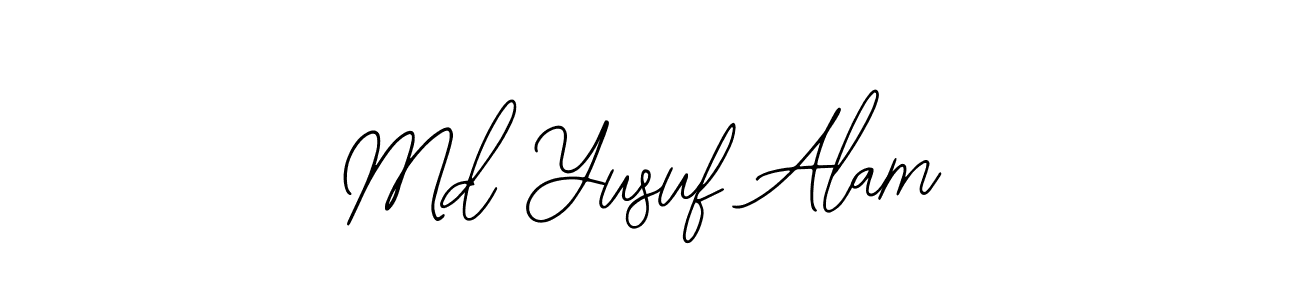 Similarly Bearetta-2O07w is the best handwritten signature design. Signature creator online .You can use it as an online autograph creator for name Md Yusuf Alam. Md Yusuf Alam signature style 12 images and pictures png