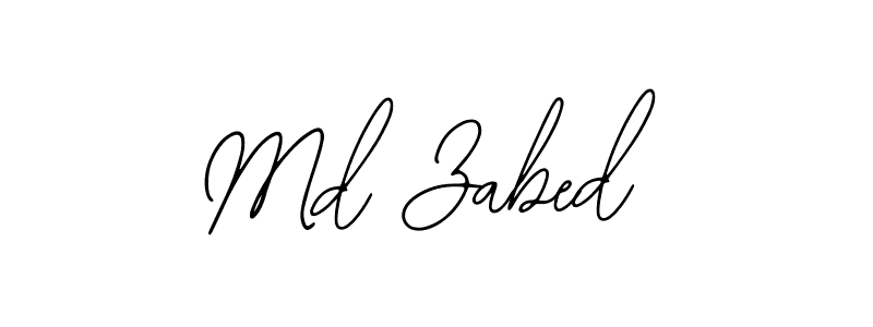 You should practise on your own different ways (Bearetta-2O07w) to write your name (Md Zabed) in signature. don't let someone else do it for you. Md Zabed signature style 12 images and pictures png