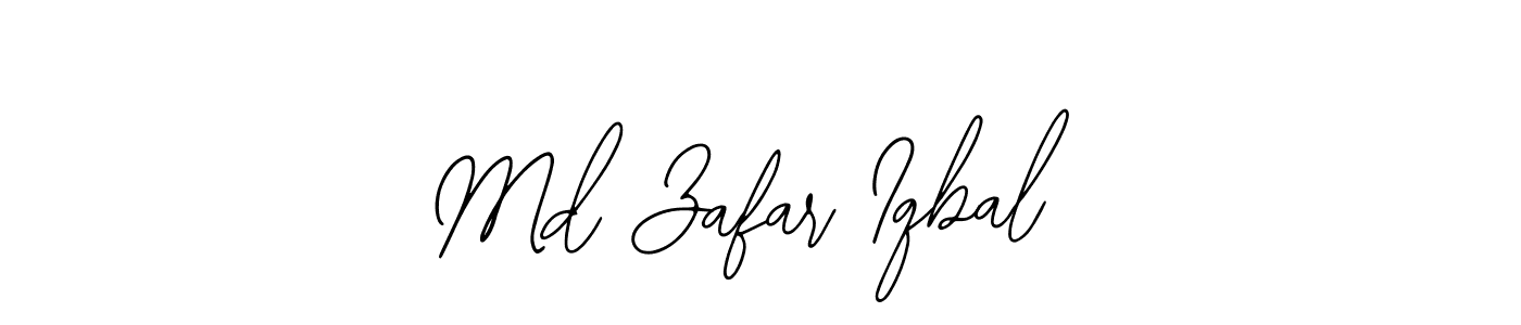 Use a signature maker to create a handwritten signature online. With this signature software, you can design (Bearetta-2O07w) your own signature for name Md Zafar Iqbal. Md Zafar Iqbal signature style 12 images and pictures png