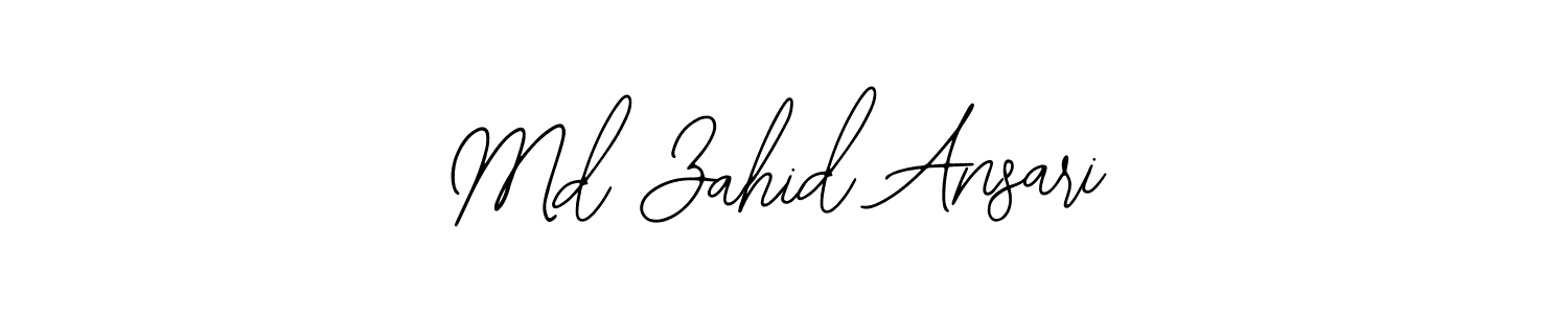 Md Zahid Ansari stylish signature style. Best Handwritten Sign (Bearetta-2O07w) for my name. Handwritten Signature Collection Ideas for my name Md Zahid Ansari. Md Zahid Ansari signature style 12 images and pictures png