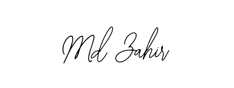 The best way (Bearetta-2O07w) to make a short signature is to pick only two or three words in your name. The name Md Zahir include a total of six letters. For converting this name. Md Zahir signature style 12 images and pictures png