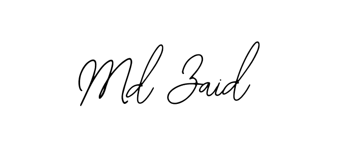 Also You can easily find your signature by using the search form. We will create Md Zaid name handwritten signature images for you free of cost using Bearetta-2O07w sign style. Md Zaid signature style 12 images and pictures png