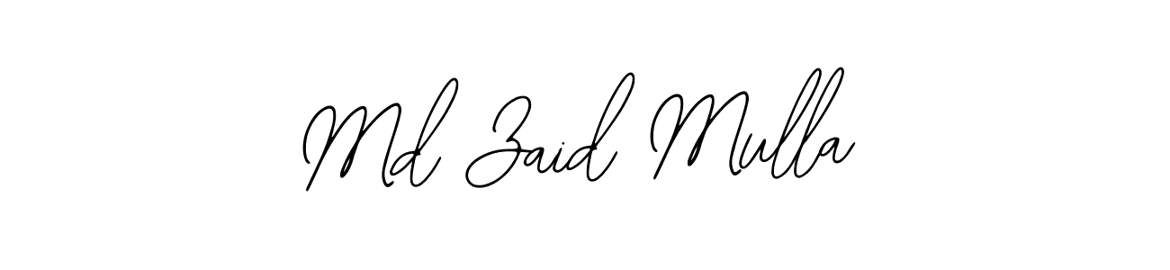 How to make Md Zaid Mulla signature? Bearetta-2O07w is a professional autograph style. Create handwritten signature for Md Zaid Mulla name. Md Zaid Mulla signature style 12 images and pictures png