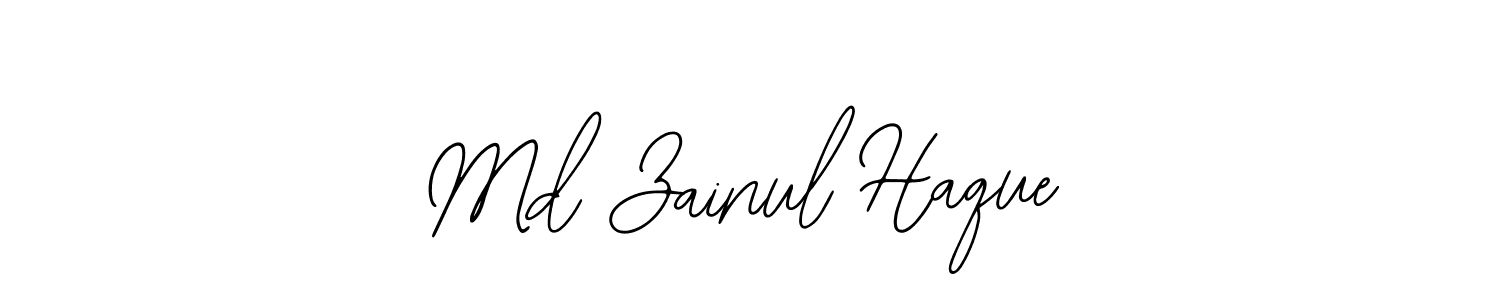 How to Draw Md Zainul Haque signature style? Bearetta-2O07w is a latest design signature styles for name Md Zainul Haque. Md Zainul Haque signature style 12 images and pictures png