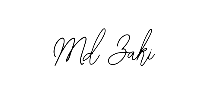 You should practise on your own different ways (Bearetta-2O07w) to write your name (Md Zaki) in signature. don't let someone else do it for you. Md Zaki signature style 12 images and pictures png