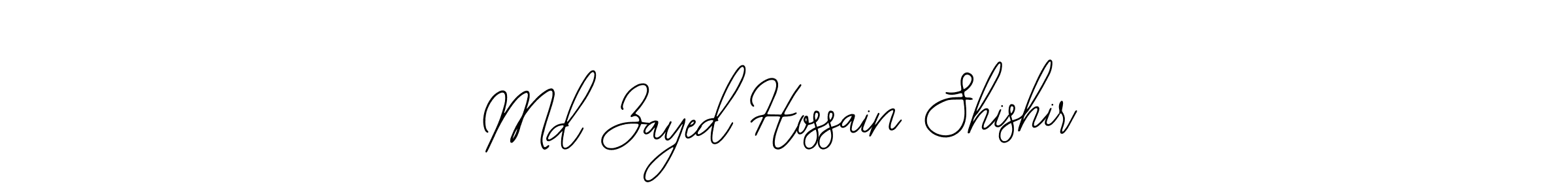 Use a signature maker to create a handwritten signature online. With this signature software, you can design (Bearetta-2O07w) your own signature for name Md Zayed Hossain Shishir. Md Zayed Hossain Shishir signature style 12 images and pictures png