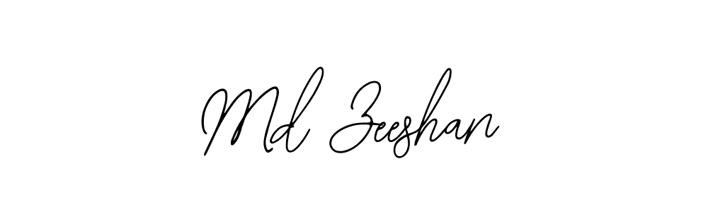You should practise on your own different ways (Bearetta-2O07w) to write your name (Md Zeeshan) in signature. don't let someone else do it for you. Md Zeeshan signature style 12 images and pictures png