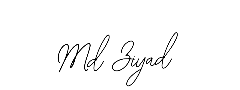 Make a beautiful signature design for name Md Ziyad. With this signature (Bearetta-2O07w) style, you can create a handwritten signature for free. Md Ziyad signature style 12 images and pictures png