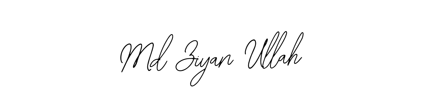 How to make Md Ziyan Ullah signature? Bearetta-2O07w is a professional autograph style. Create handwritten signature for Md Ziyan Ullah name. Md Ziyan Ullah signature style 12 images and pictures png