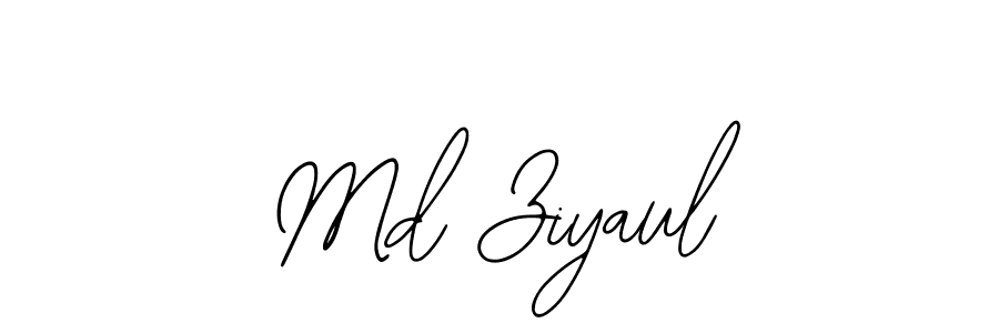 Bearetta-2O07w is a professional signature style that is perfect for those who want to add a touch of class to their signature. It is also a great choice for those who want to make their signature more unique. Get Md Ziyaul name to fancy signature for free. Md Ziyaul signature style 12 images and pictures png