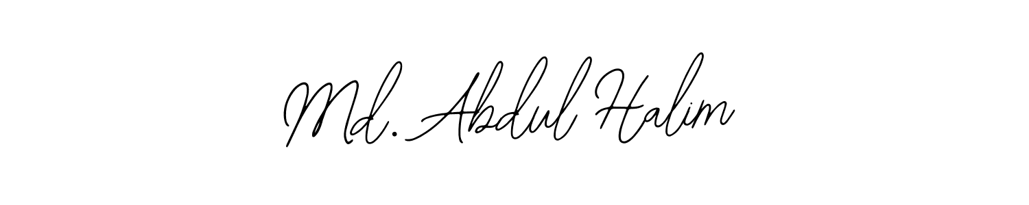 Create a beautiful signature design for name Md. Abdul Halim. With this signature (Bearetta-2O07w) fonts, you can make a handwritten signature for free. Md. Abdul Halim signature style 12 images and pictures png