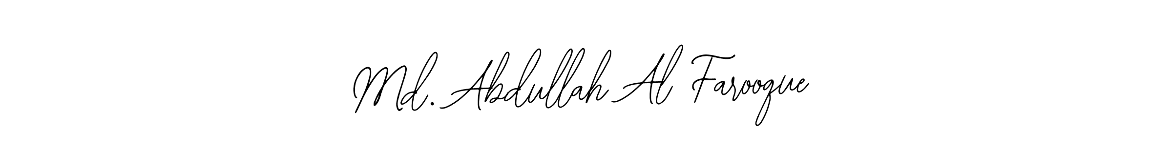 Make a beautiful signature design for name Md. Abdullah Al Farooque. With this signature (Bearetta-2O07w) style, you can create a handwritten signature for free. Md. Abdullah Al Farooque signature style 12 images and pictures png
