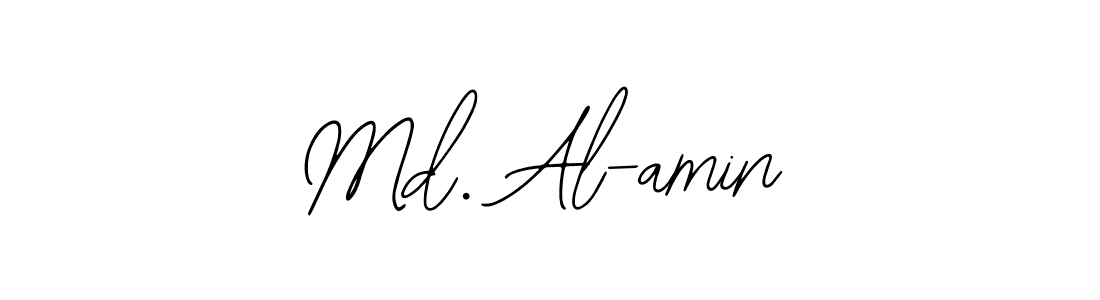 Use a signature maker to create a handwritten signature online. With this signature software, you can design (Bearetta-2O07w) your own signature for name Md. Al-amin. Md. Al-amin signature style 12 images and pictures png