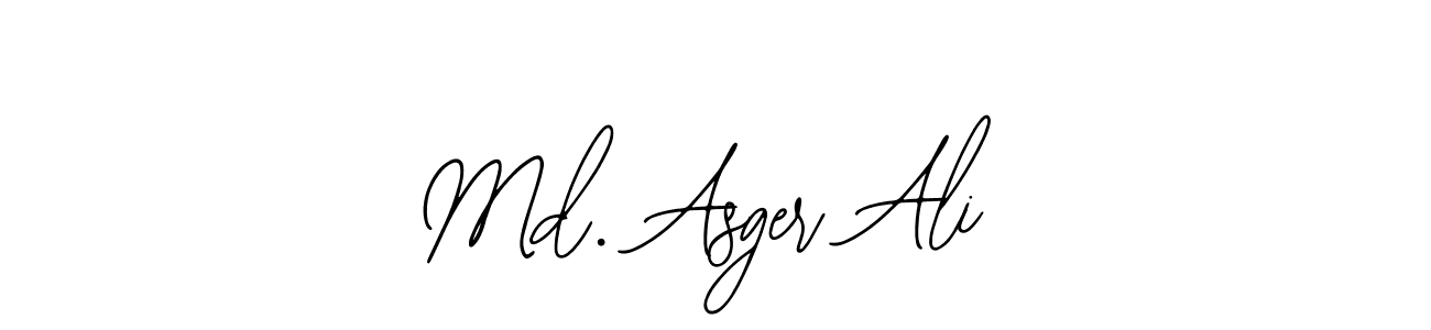 Create a beautiful signature design for name Md. Asger Ali. With this signature (Bearetta-2O07w) fonts, you can make a handwritten signature for free. Md. Asger Ali signature style 12 images and pictures png