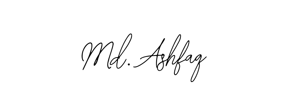 Design your own signature with our free online signature maker. With this signature software, you can create a handwritten (Bearetta-2O07w) signature for name Md. Ashfaq. Md. Ashfaq signature style 12 images and pictures png