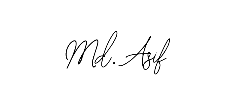 The best way (Bearetta-2O07w) to make a short signature is to pick only two or three words in your name. The name Md. Asif include a total of six letters. For converting this name. Md. Asif signature style 12 images and pictures png