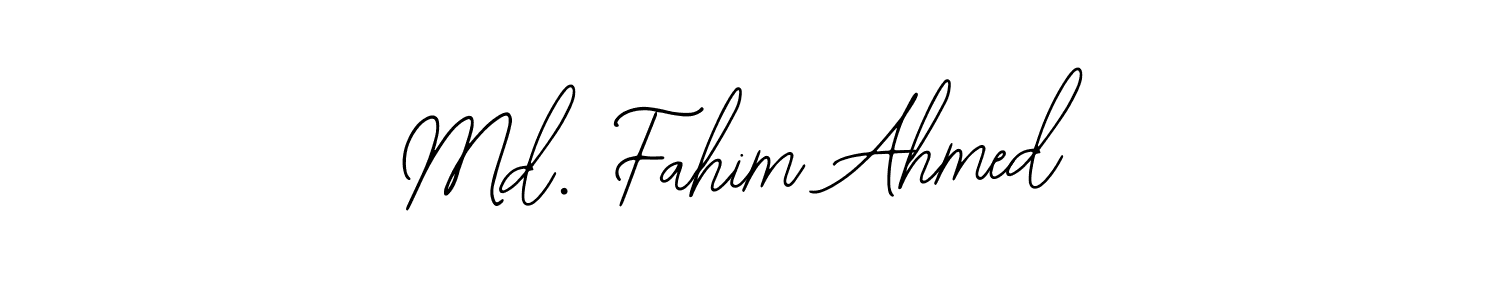 Also You can easily find your signature by using the search form. We will create Md. Fahim Ahmed name handwritten signature images for you free of cost using Bearetta-2O07w sign style. Md. Fahim Ahmed signature style 12 images and pictures png