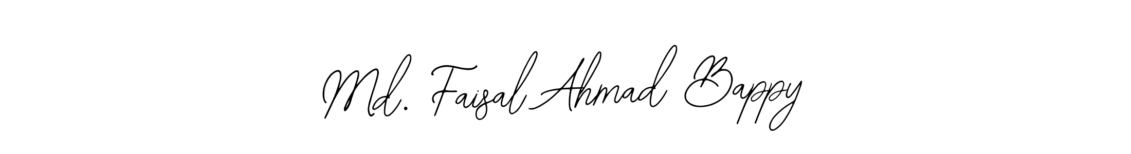 It looks lik you need a new signature style for name Md. Faisal Ahmad Bappy. Design unique handwritten (Bearetta-2O07w) signature with our free signature maker in just a few clicks. Md. Faisal Ahmad Bappy signature style 12 images and pictures png