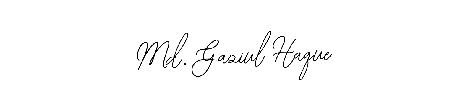 Make a short Md. Gaziul Haque signature style. Manage your documents anywhere anytime using Bearetta-2O07w. Create and add eSignatures, submit forms, share and send files easily. Md. Gaziul Haque signature style 12 images and pictures png