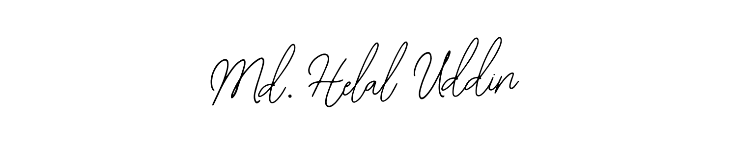 Also You can easily find your signature by using the search form. We will create Md. Helal Uddin name handwritten signature images for you free of cost using Bearetta-2O07w sign style. Md. Helal Uddin signature style 12 images and pictures png