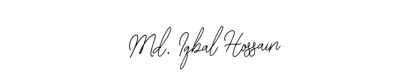 Use a signature maker to create a handwritten signature online. With this signature software, you can design (Bearetta-2O07w) your own signature for name Md. Iqbal Hossain. Md. Iqbal Hossain signature style 12 images and pictures png