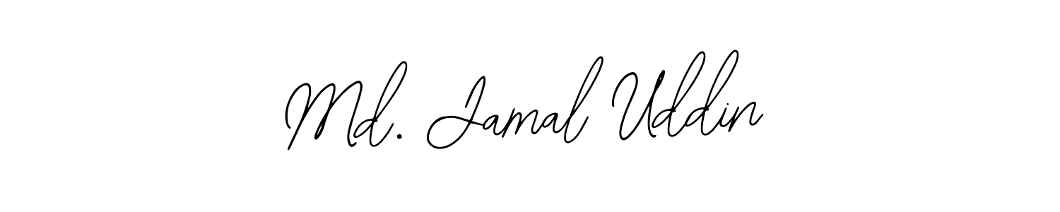 Use a signature maker to create a handwritten signature online. With this signature software, you can design (Bearetta-2O07w) your own signature for name Md. Jamal Uddin. Md. Jamal Uddin signature style 12 images and pictures png