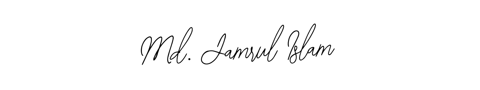 Design your own signature with our free online signature maker. With this signature software, you can create a handwritten (Bearetta-2O07w) signature for name Md. Jamrul Islam. Md. Jamrul Islam signature style 12 images and pictures png
