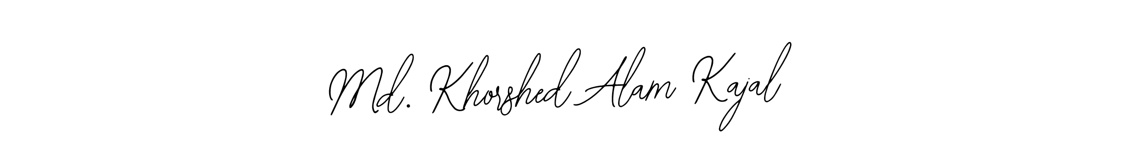 Make a beautiful signature design for name Md. Khorshed Alam Kajal. With this signature (Bearetta-2O07w) style, you can create a handwritten signature for free. Md. Khorshed Alam Kajal signature style 12 images and pictures png