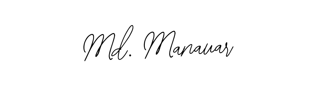 Similarly Bearetta-2O07w is the best handwritten signature design. Signature creator online .You can use it as an online autograph creator for name Md. Manauar. Md. Manauar signature style 12 images and pictures png