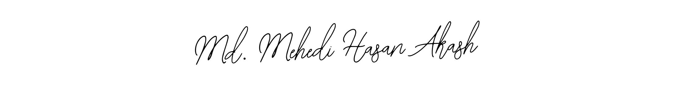 Design your own signature with our free online signature maker. With this signature software, you can create a handwritten (Bearetta-2O07w) signature for name Md. Mehedi Hasan Akash. Md. Mehedi Hasan Akash signature style 12 images and pictures png